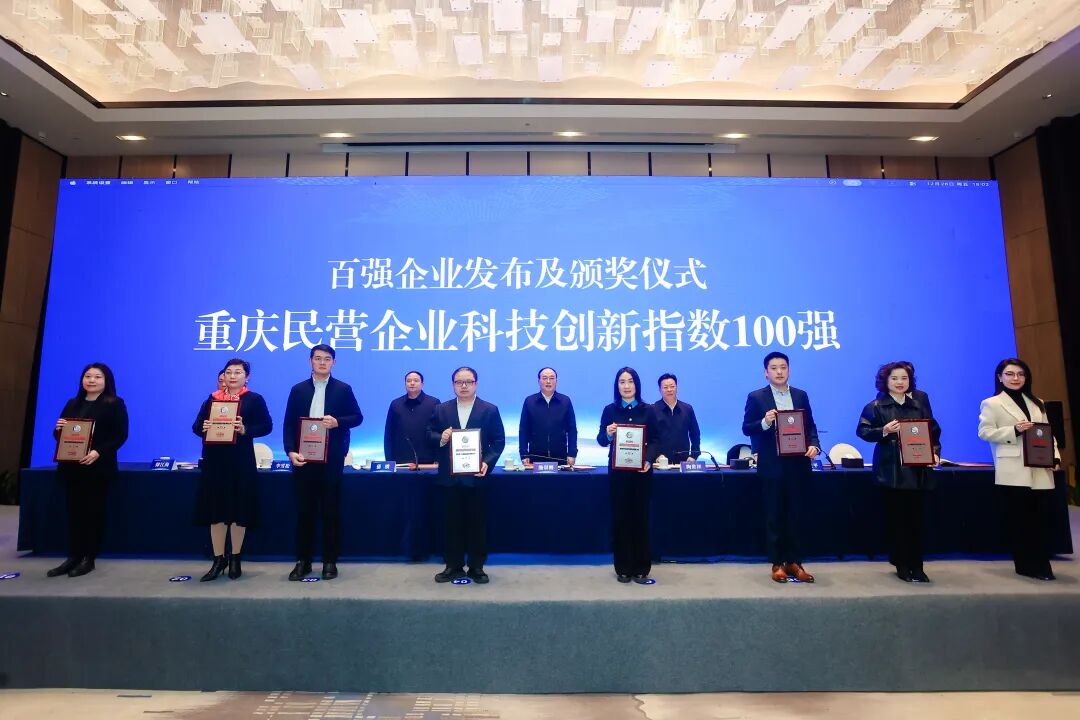 MK官方网页版上榜2025重庆民营企业科技创新指数100强